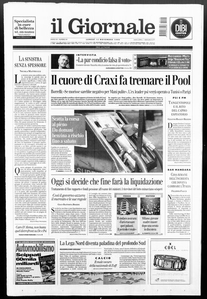 Il giornale del lunedi